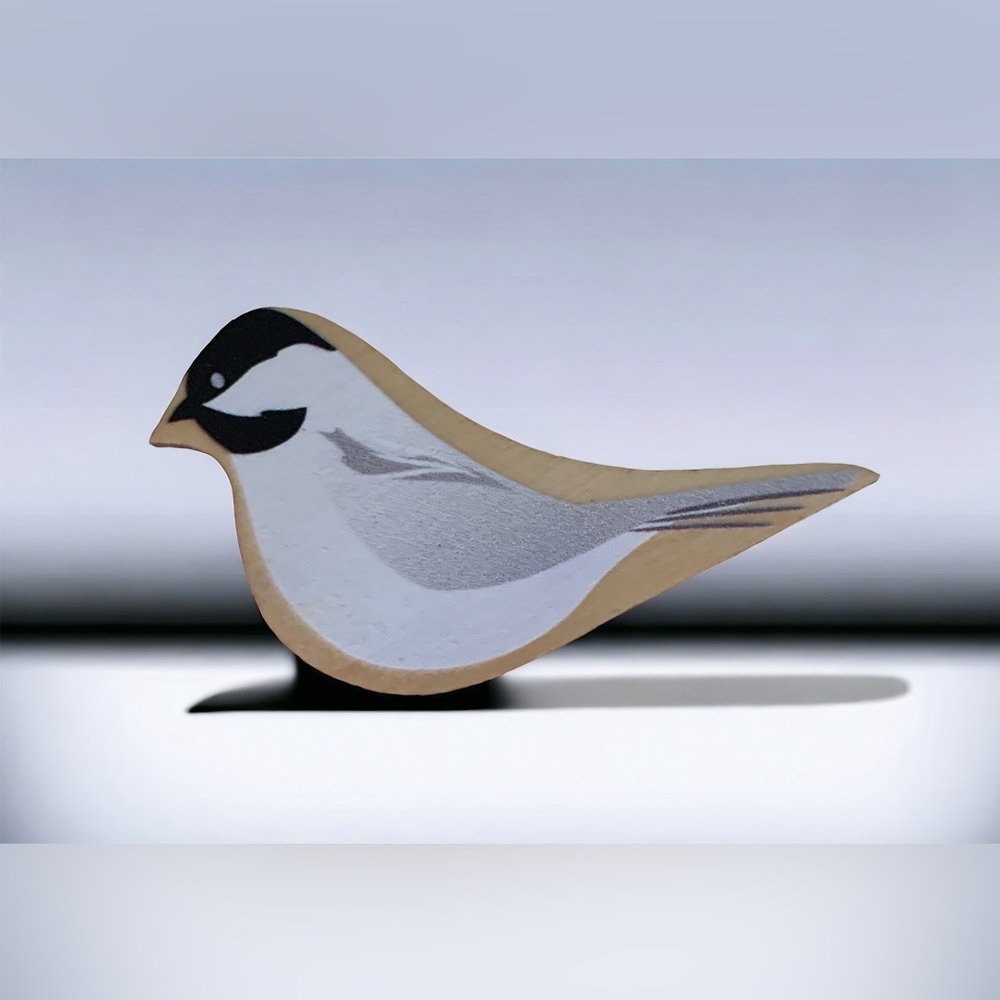 Chickadee pin